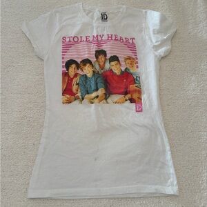 One Direction Stole My Heart Graphic Tee Youth Medium Kids 1D Band Shirt